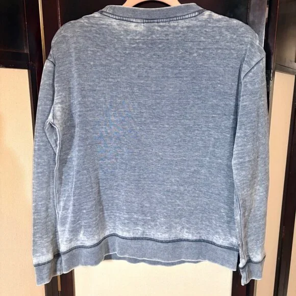 "Roxy “Maybe Today” acid wash sweatshirt blue size S - Picture 3 of 9